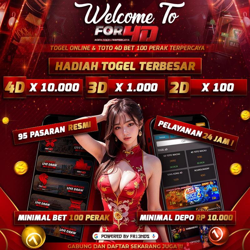 For4D: Link Login Togel Online Resmi & Terpopuler #1 Bet 100 Perak